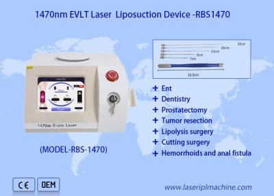 China 1470 Nm Diode Laser Liposuctie Machine Draagbaar Niet-chirurgisch Te koop