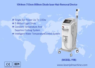 China 3 Wavelength Diode Laser Hair Removel Equipment 808nm 755nm 1064nm for sale