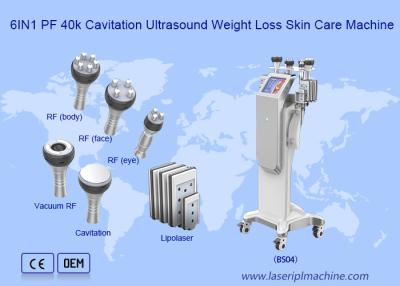 中国 6in1キャビテーション機械40k減量の超音波の真空Rf Lipoレーザー装置 販売のため