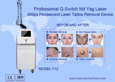 China 755nm Professional Nd Yag Picosecond Laser Tattoo Removal Machine for sale