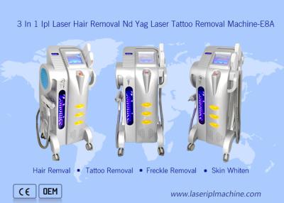 China Uso em salão profissional Nd Yag tatuagem remoção de sardas 3 in1 depilação Ipl OPT dispositivo a laser à venda