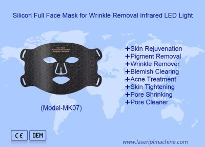 China Uso doméstico Terapia de luz LED Rejuvenescimento da pele Apertar Máscara facial de silicone LED à venda