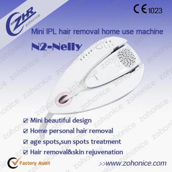 China Mini Ipl Laser Hair Removal Machine Home Use Laser Hair Depilation machine for sale