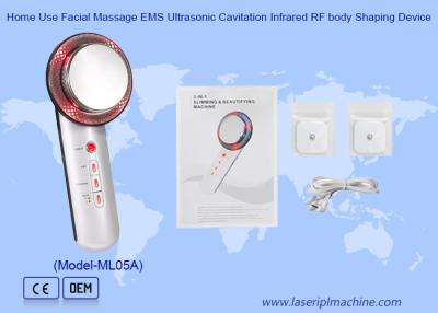 China Huisgebruik Gezichtsmassage Ems Ultrasone Cavitatie Infrarood RF Body Shaping Device Te koop