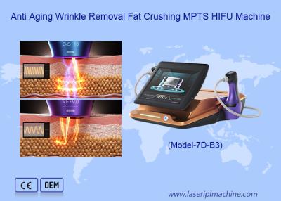 China Dual Handles Anti Wrinkle Skin Tightening 7D 12D MPTS Rf 360HIFU Machine for sale