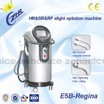 China 3in1 E-luz IPL RF para el removedor facial del tratamiento/del pelo con dos manijas del IPL en venta