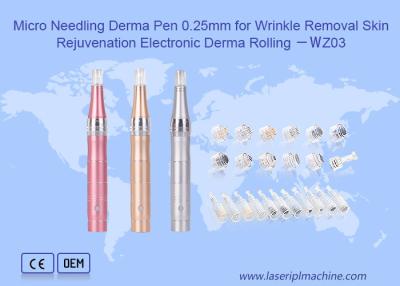 China Micro Aguja Derma Pen para la eliminación de arrugas Rejuvenecimiento de la piel Derma Electrónico Rolling en venta