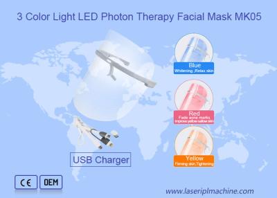 China Dispositivo de la belleza del uso en el hogar de la luz 35w del fotón de los colores del ABS 3 en venta