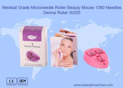 China Medical Grade Microneedle Roller Derma Roller Anti Aging Skin Care Beauty Mouse for sale