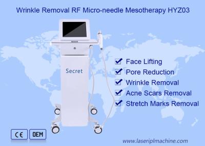 China Portable Intracel Fractional Wrinkle Removal Rf Microneedle Machine for sale