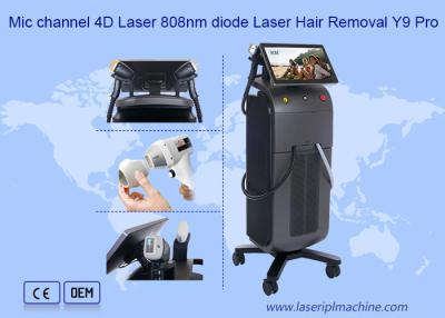 China Mic channel 4D 1600w 808 Diode Laser Hair Removal Machine Y9 Pro for sale