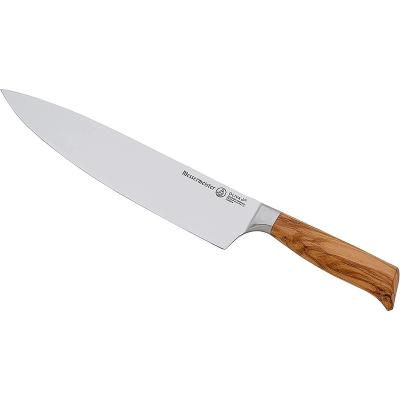 China Stainless Steel Viable Olive Wood Chef's Handle Knife, Italian Olive Wood Handle for sale