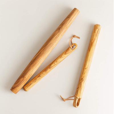 China Sustainable Olive Wood Large Size French Pin With Tapered Ends For Easy To Roll Feature Baking Tool For Fondant for sale