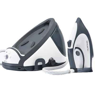 China Industrial Ceramic Steam Iron Hotel Clothes Ladies Vertical Steam Iron With Boiler for sale