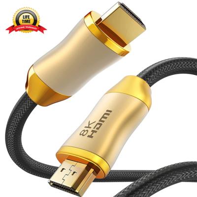 China DVD Player Gold Plated HDMI 8K 3840p 2160p 4K*2K Video Cable 3D 4K 8K HDMI 2.1 Cable Support For HDTV HDMI 21 Cable for sale