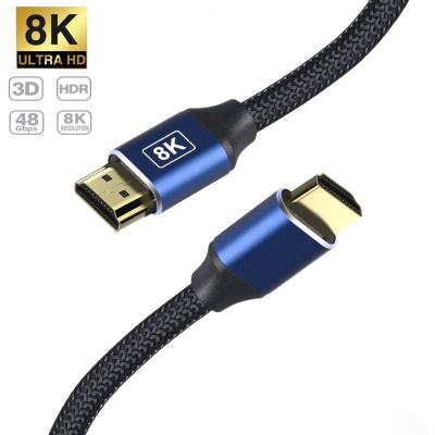 China DVD Player Gold Plated Ultra High Speed ​​2.1 HDMI Cable 2160P 1080P 3D 4K120Hz 8K 48Gbps 60Hz HDMI Cable for sale