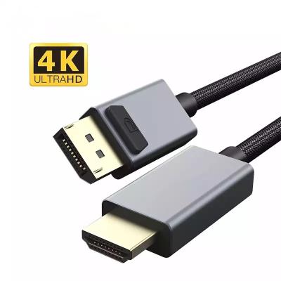 China LIJIE COMPUTER 1.8m Gold Plated 4K 30Hz Male to Male DP to HDMI Cable DisplayPort to HDMI Cable Adapter Converter for sale