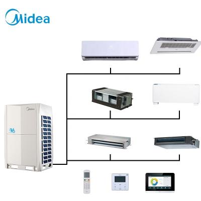 China Midea 86000btu v6 commercial hotel central air codnitioner series vrf outdoor ac unit for gym building for sale