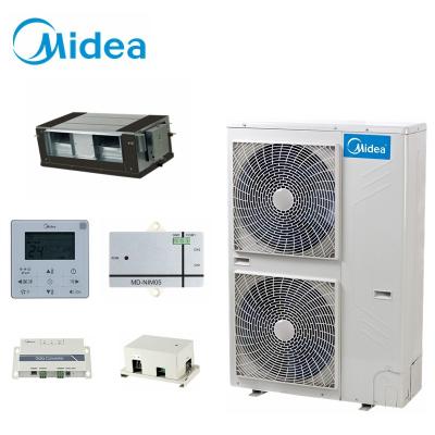 China Hotels Midea standard vrf 5hp 14kw 47800btu capacity ac air conditioner electric mini long piping rack for sale