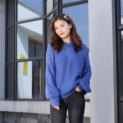 China QUICK DRY lantern sleeve mohair sweater women knitted sweater 2022 spring and autumn new fashion for sale