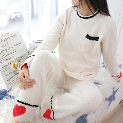 China 2022 winter and autumn QUICK DRY pajamas for women's longsleeve two-piece sleepwear fashion the new for sale