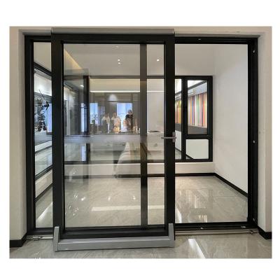 China High Quality German Heat Insulation Triple Glazed Aluminum Elevator Sliding Door for sale