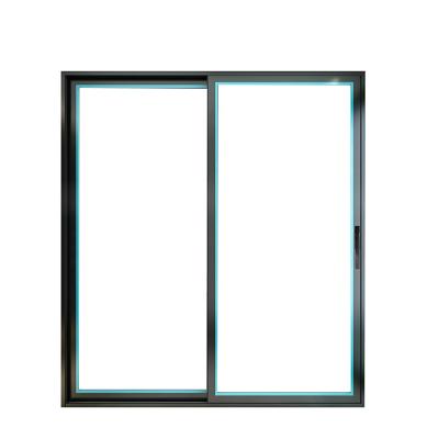 China Heat insulation high performance balcony sliding glass doors aluminum patio door lift and sliding door for sale