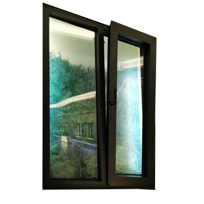 China High Efficiency German Standard Swing Pane Aluminum Pane Triple Tilt And Turn Thermal Window for sale