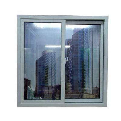 China Simple Screen Design Aluminum Window Magnetic Double Glazed Sliding Window for sale