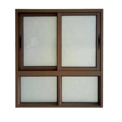 China European Standard Low Energy Simple Design Magnetic Screen / Casement Double Glazed Aluminum Sliding Window for sale