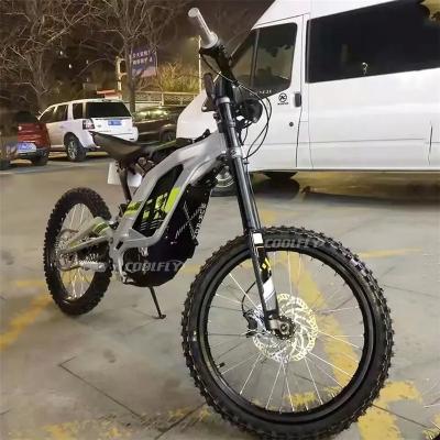 China Aluminum Alloy Surron Hot New 2024 Light Bee X Mountain Bike 6000W 60V 38.5ah 75KM/h dirt bike electric for Adult electric bike off road Ebike for sale