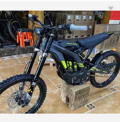 China Aluminum Alloy 2023 New 6000W 38.5ah Powerful High Speed Full Suspension Sur ron Off Road Electric Dirt Bike Adult for sale