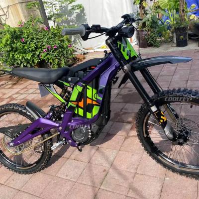 China Aluminum Alloy 2023 60v 6000w Mid Drive E dirt bike LightBee X Electric Dirt Bike Suron Light Be X Powerful Ebike for sale