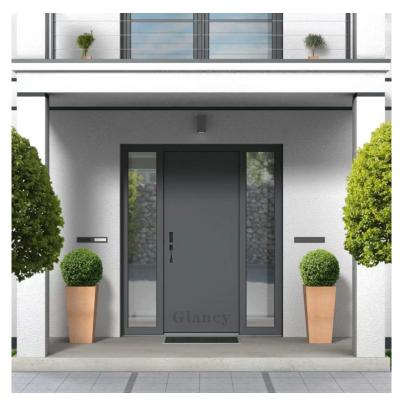 China Modern French Door Front Stainless Steel Doors Front House Metal Entry Entry China Exterior Door for sale