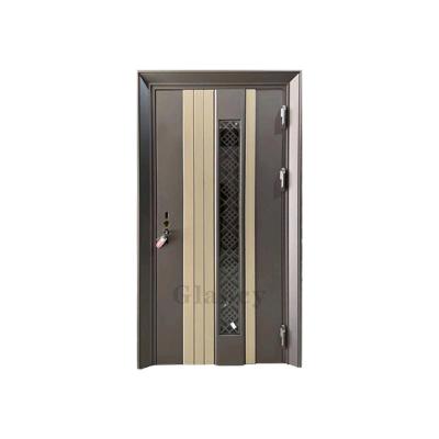 China China Manufacturer Modern Exterior Security Entry Steel Door From House Front Door Designs Steel Entry for sale