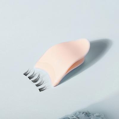 China Wholesale False Eyelash Curler Auxiliary Tool Beauty Tools Plastic Eyelash Applicator Tweezers Single Pack Tweezers Kits FYZ 003 for sale