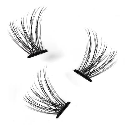 China Customized Segmented Eyelashes Segmented Single Group Hair Comic DIY Self Grafting D Pre Cut Group Eyelash Eyelash Fans Natural Look for sale