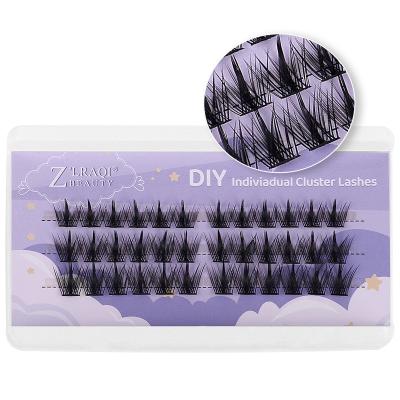 China Different Segmentation DIY Group Lashes Make Your Own Eyelash Extensions Natual Look Full Strip Eyelash False Eyelashes Wholesale for sale