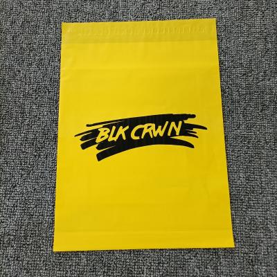 China Manufacturer Factory High Tenacity Express Shipping Envelope Bag Self Adhesive Yellow Orange Mailing Bag With Your Logo for sale