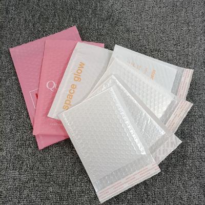 China Mailing Bag With Handle / Mailing Bag With Pouch 6*10 Tote Bags Padded Envelope Mailing Mailing Bag Envelopes Custom Logo White Pink Poly Bubble Mailer for sale