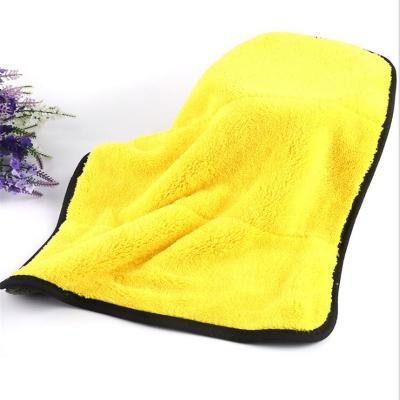 China Water Absorption Microfiber Fleece Soft And Large Coral Towel The Car Wash Cleaning Cloth Fine Quality Coral Fleece Towel for sale