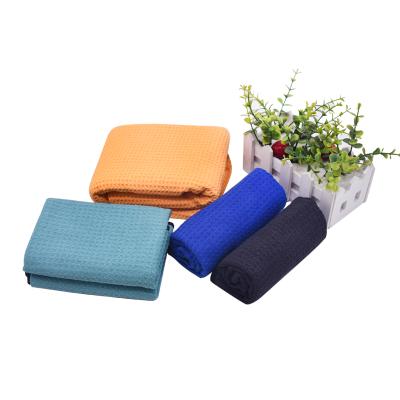 China Viable Microfiber Car Cleaning Cloth Kitchen Towel Set Microfiber Waffle Weave Mopping Towel for sale