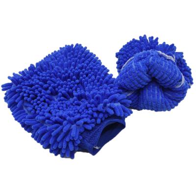 China Car Care Car Wash Gloves Microfiber Chenille Cleaning Gloves for sale