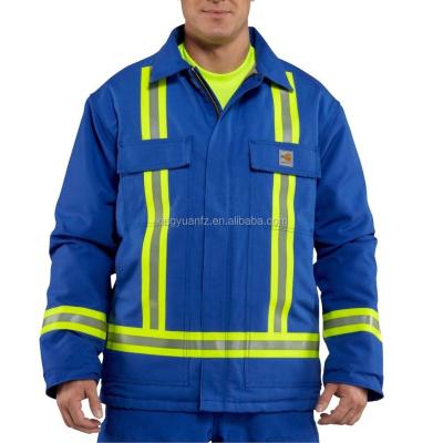 China Thoughtful Reflective Mechanic Workwear Winter Workwear Jackets Industrial Uniforms for sale