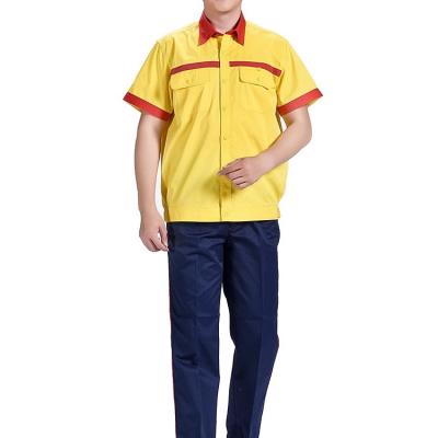 China Anti Static Anti Static Logo Available Customized Polyester / Cotton Gas Station Uniform for sale