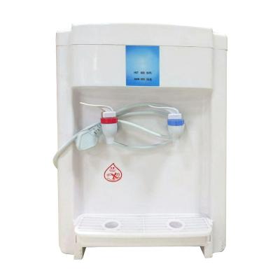 China Hotel Small Household Desktop Water Dispenser Desktop Ice Hot Boiled Water Water Refrigeration and Heating for sale