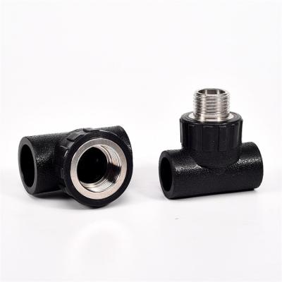 China China Sale High Standard Corrosion Resistance Tubing Pipe Fittings Threaded Tee HDPE Pipe Fittings for sale