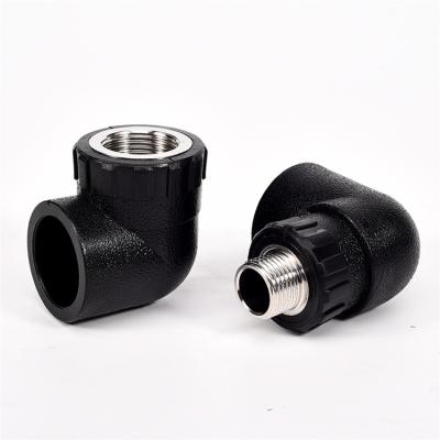 China Corrosion Resistance Professional Made High Level Corrosion Resistant Elbow HDPE Threaded Pipe Fittings for sale