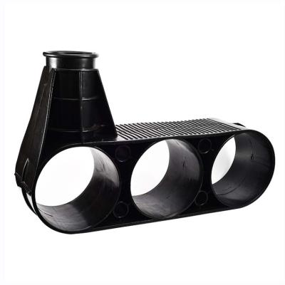 China Corrosion Resistance China Manufacturing Cheap Corrosion Resistant HDPE Marine Black Drain Pipe Fittings Pipe Fittings for sale