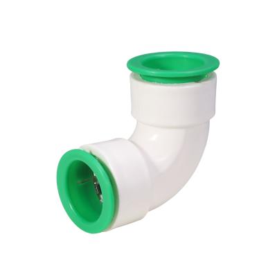 China wholesale popular hot sale corrosion resistance ppr socket quick elbow for sale